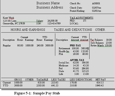 Check Stub Template on Changing Jobs  Take A Compensation Inventory    Catrey S Blog